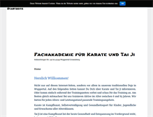 Tablet Screenshot of karate-wuppertal.de